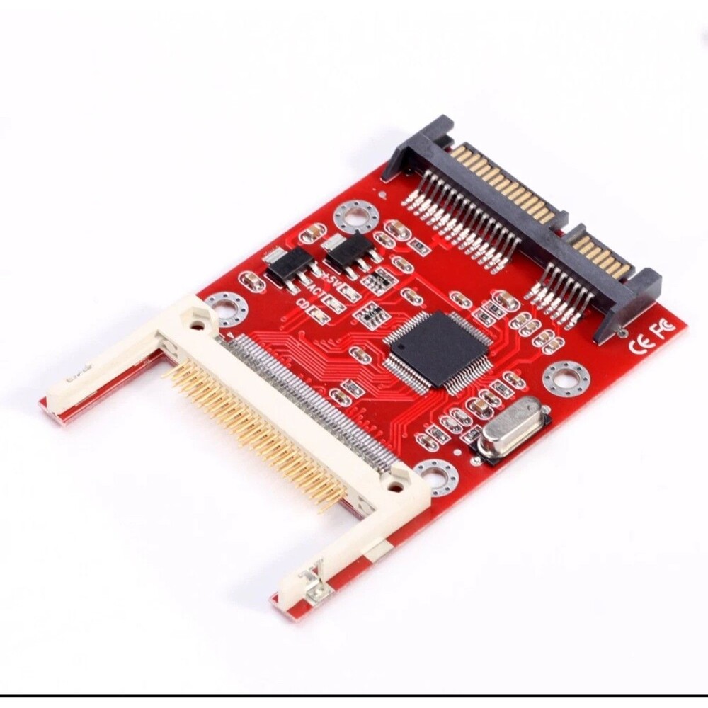 3x Compact Flash CF Card Mini PCI-e to 2.5" SATA SSD Hard Drive Disk PC Adapter